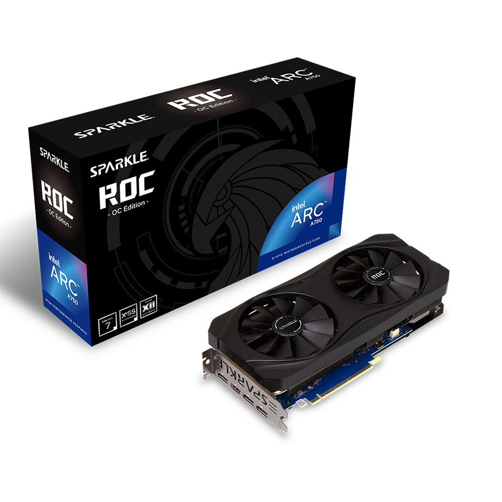 VGA SPARKLE Intel Arc A770 ROC OC Edition 16GB GDDR6