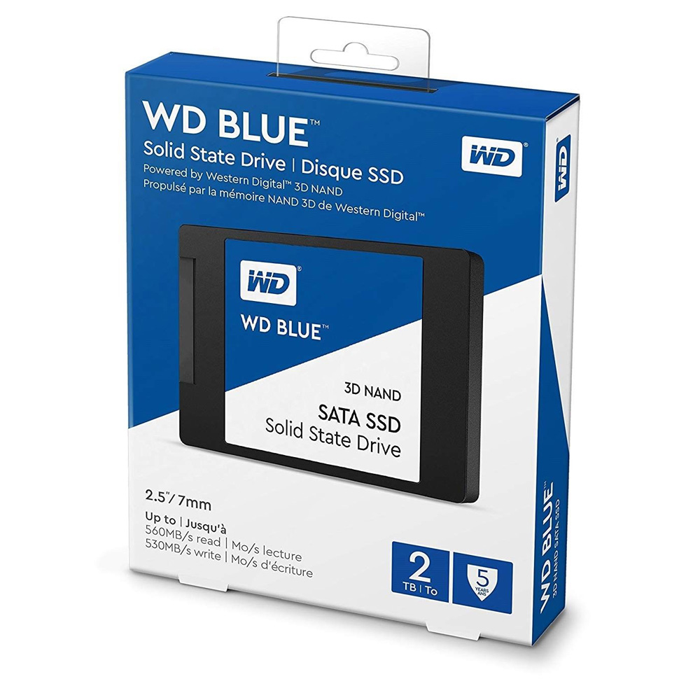 Ổ cứng SSD Western Digital Blue 2.5-Inch 2TB 3D-NAND SATA III WDS200T2B0A