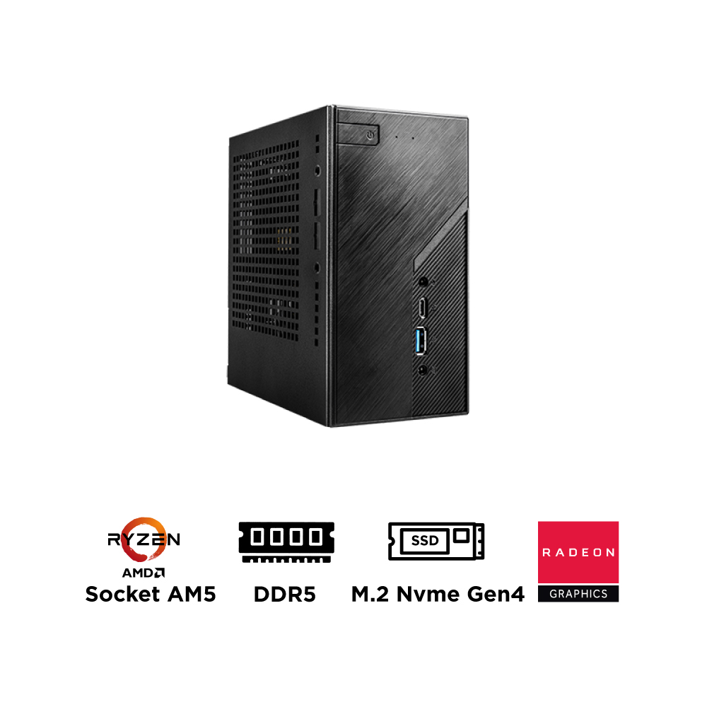 Mini PC ASRock DeskMini X600 - DESKMINI-X600/BB/B/ASIA