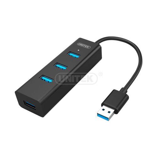 Bộ chia 4 cổng USB 3.0 Unitek Y-3089 có hỗ trợ nguồn phụ