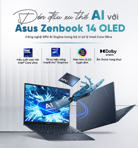 Dẫn Đầu Xu Thế AI với Asus Zenbook 14 OLED