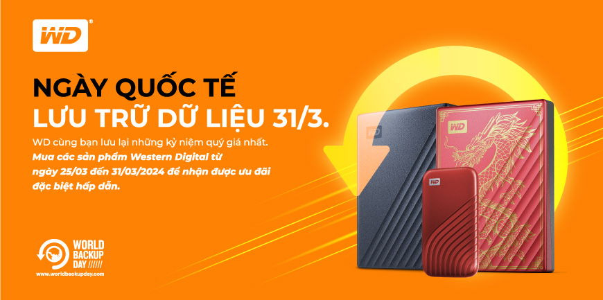 WD sale tưng bừng-Mừng quốc tế lưu trữ