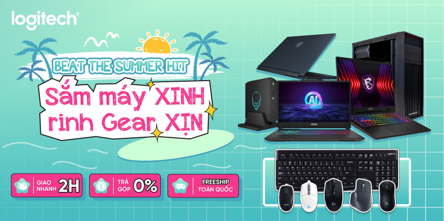 Sắm máy xinh - Rinh gear Logitech