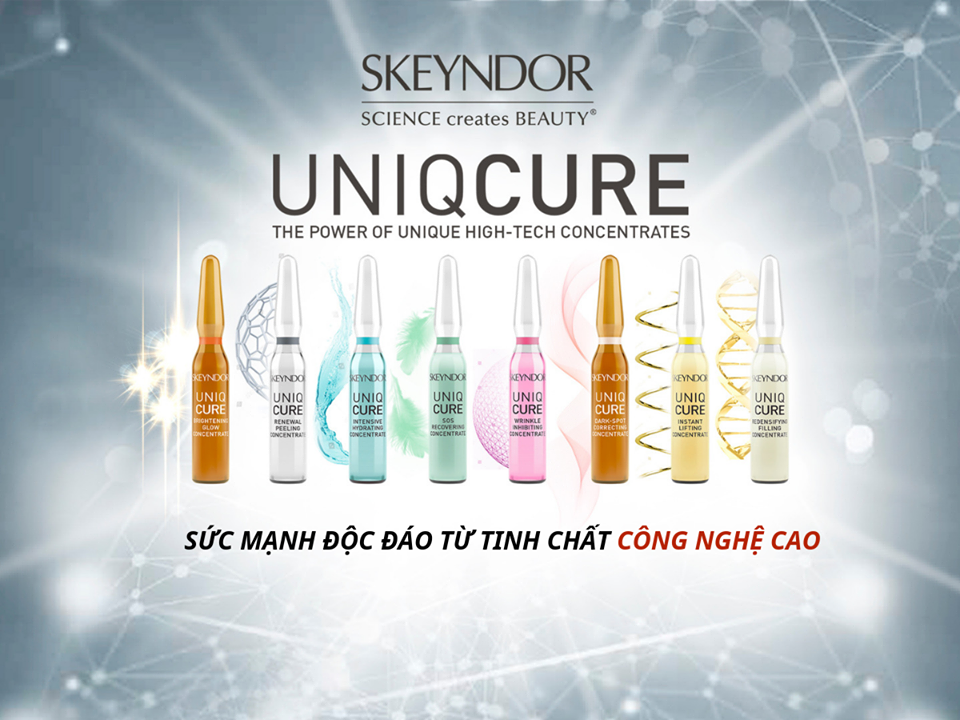 UNIQCURE SKEYNDOR - giai phap cham soc da ca nhan