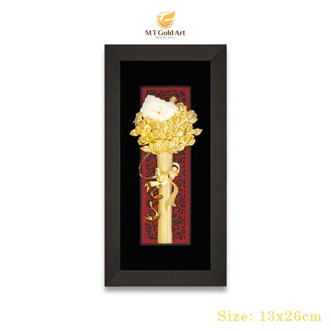 Hoa hồng vàng mạ vàng