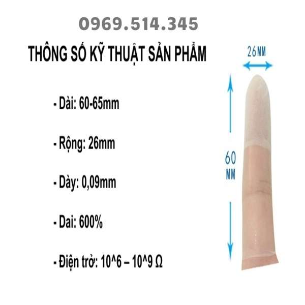 Đặc điểm cho tiết của sản phẩm bao ngón không đai