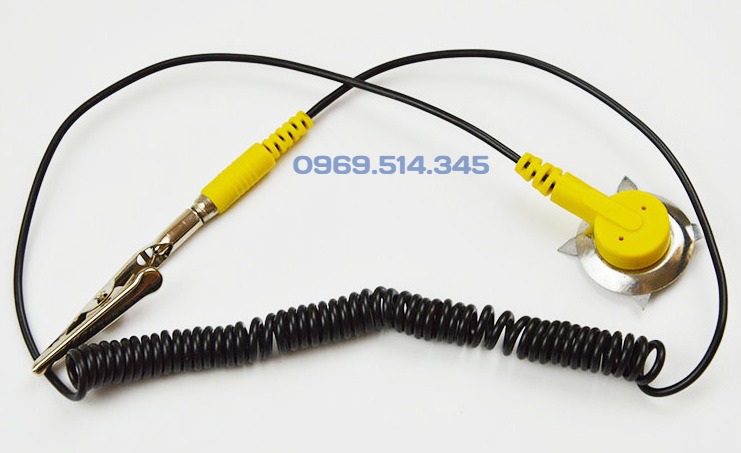 Thân dây nối điện ESD dạng lò xo có thể kéo giãn dài - ngắn 