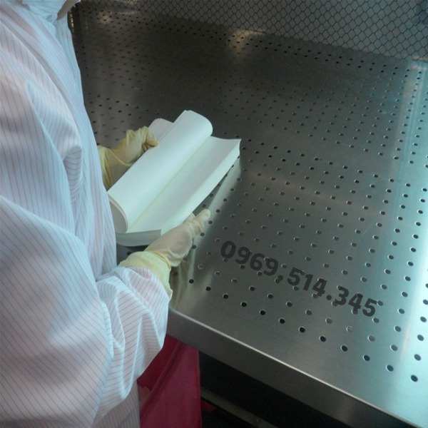 Giấy in phòng sạch được kiểm tra kỹ lưỡng từng khâu sản xuất đảm bảo chất lượng của sản phẩm 