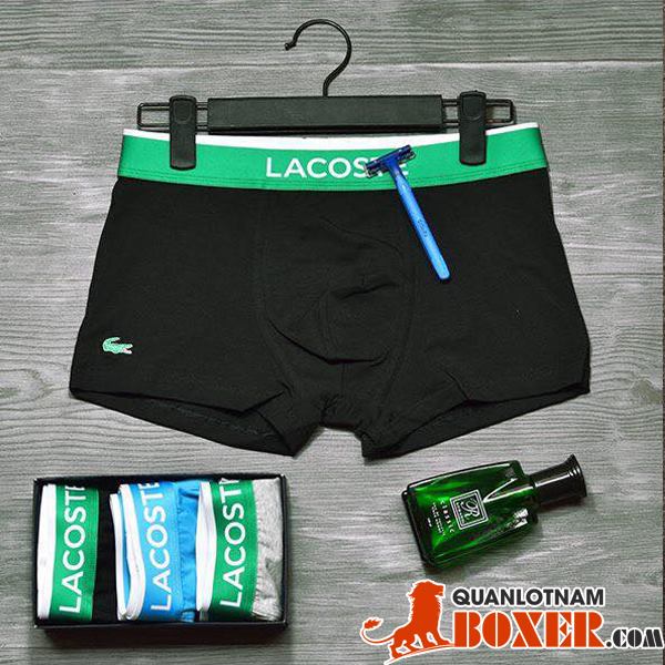 Quần lót nam Boxer Lacoste - màu đen