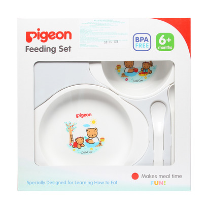 Bộ bát đĩa tập ăn pigeon nhỏ