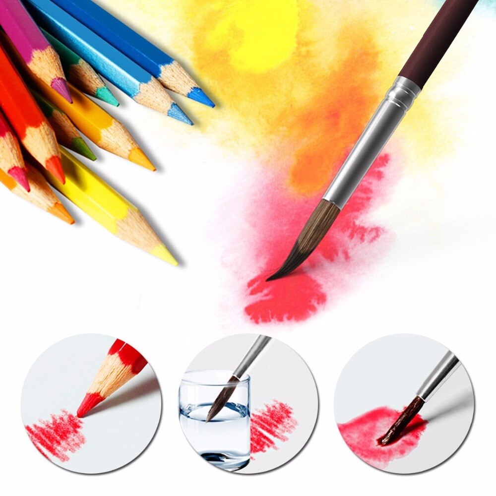 Hộp gỗ 12 cây bút chì màu nước Colormate