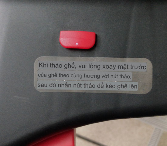 Hướng dẫn tháo ghế xe đẩy du lịch BaoBaoHao V9