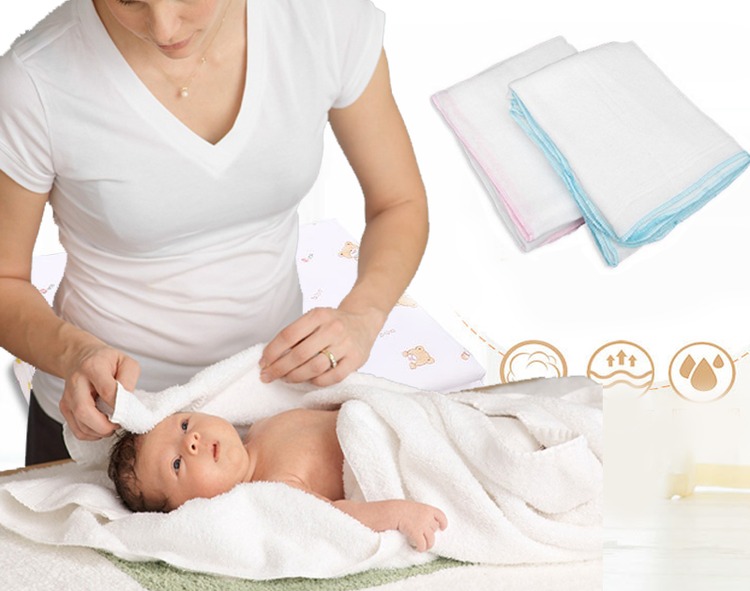 Khăn tắm xô Kiba 4 lớp xuất Nhật
