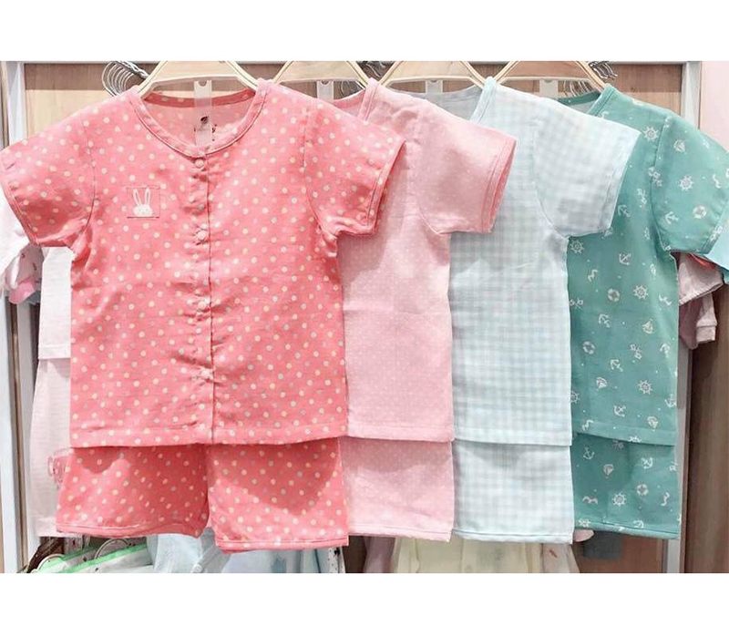 Bộ quần áo Lullaby cộc tay vải xô NH20-17