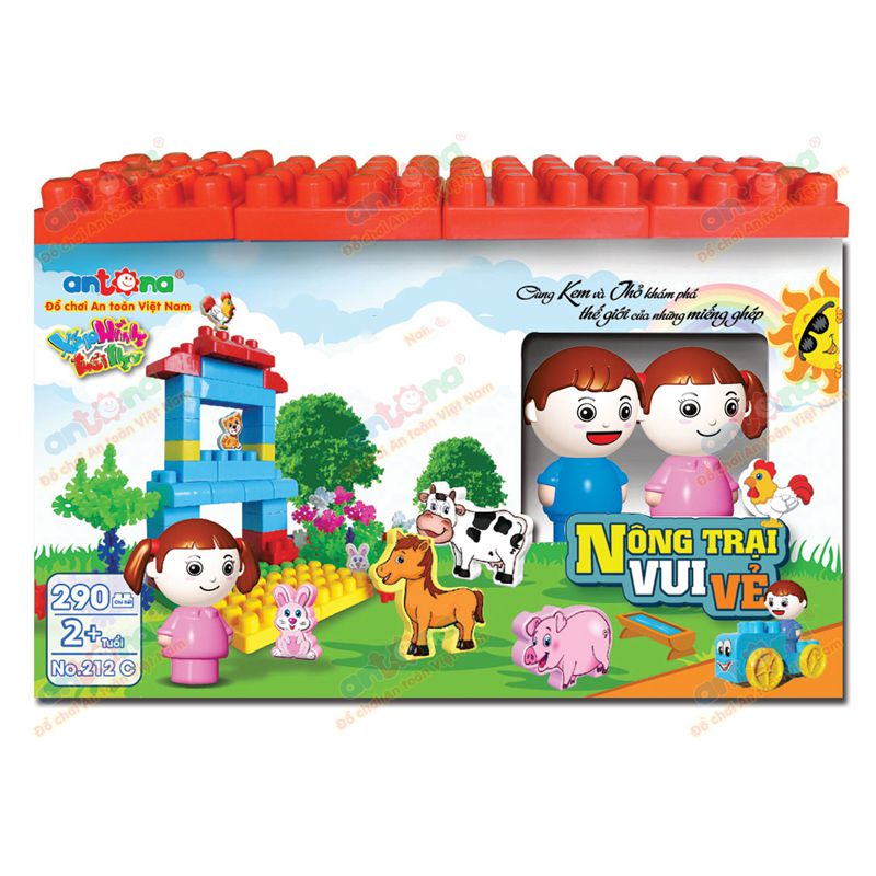 Đồ Chơi Nông Trại Vui Vẻ No.214/No.212A Nhiều Chi Tiết, Dễ Lắp Ghép |  Mbmart.Com.Vn