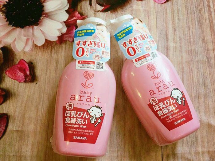 Nước rửa bình sữa arau baby 500ml (dạng chai)