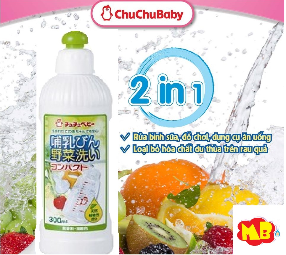 Nước rửa bình sữa Chuchu Baby 300ml