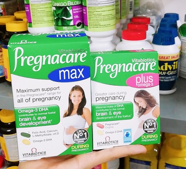 Pregnacare Max và Plus