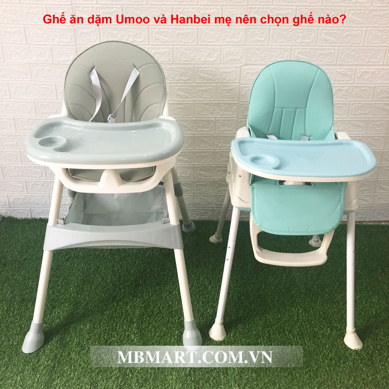 So sánh ghế ăn dặm Umoo và Hanbei, mẹ nên chọn ghế nào? So Sánh Ghế Ăn Dặm Umoo Và Hanbei, Mẹ Nên Chọn Ghế Nào?