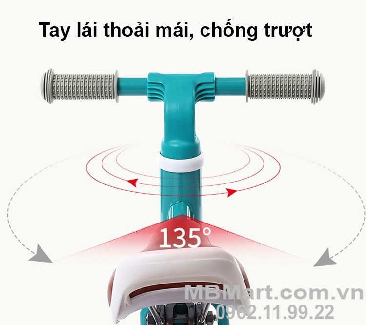 Tay lái xoay 135 độ