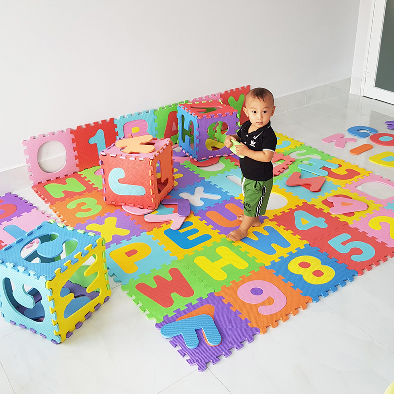 Thảm ghép trải sàn nhiều chủ đề