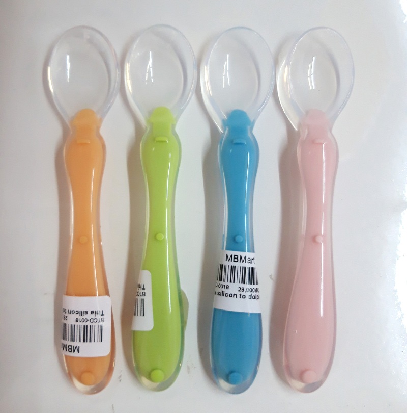 Thìa ăn dặm silicon Dolphin (loại to)