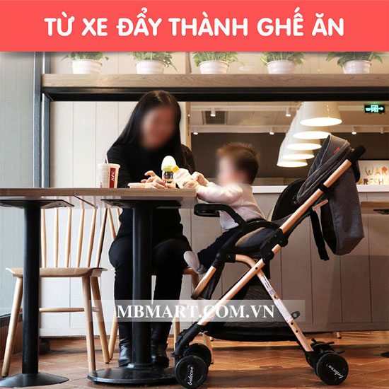 Xe đẩy Belecoo hai chiều gấp gọn PM-0206 (nhiều màu)