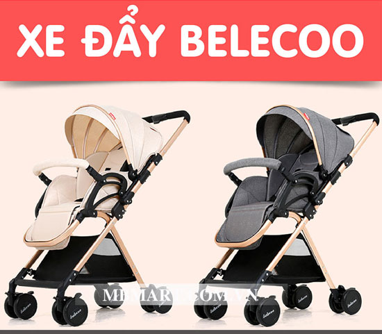Xe đẩy Belecoo hai chiều gấp gọn PM-0206 (nhiều màu)