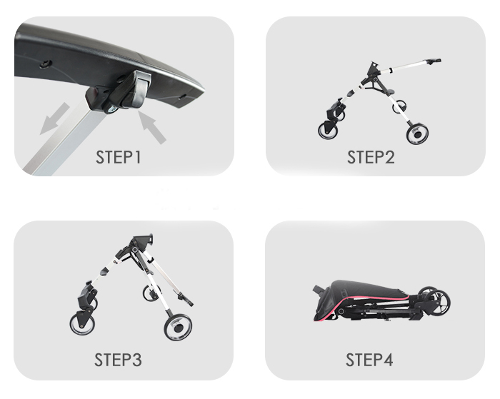 Hướng dẫn gấp gọn xe đẩy du lịch hai chiều Joovy S113