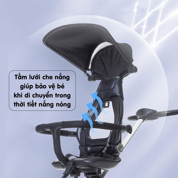 Mái che của xe đẩy du lịch tomorrow chống tia UV