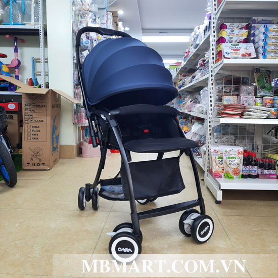 xe đẩy VoVo 2 chiều premium Vo-0207 màu xanh navy