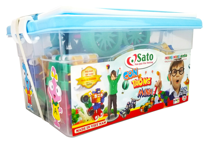 Bộ xếp hình thông minh 68 chi tiết Sato14