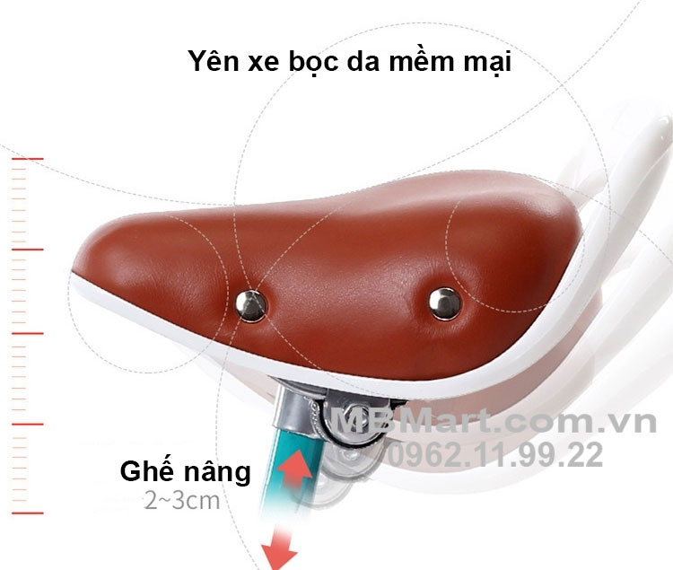 Yên xe bọc da cao cấp