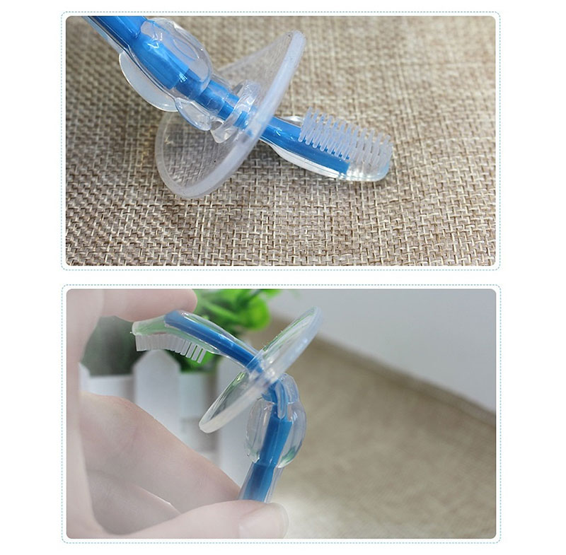 Bàn chải đánh răng trẻ em silicon Dolphin