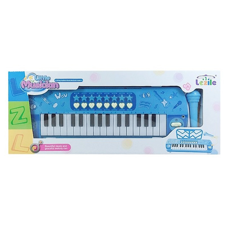 Đàn Piano đồ chơi cho bé 3206 có mic và đèn phát sáng