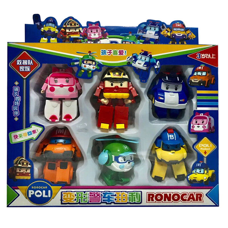Đồ Chơi Robot Biến Hình Poli Ronocar (6 Con) Thông Minh, Biến Hình Nhanh |  Mbmart.Com.Vn