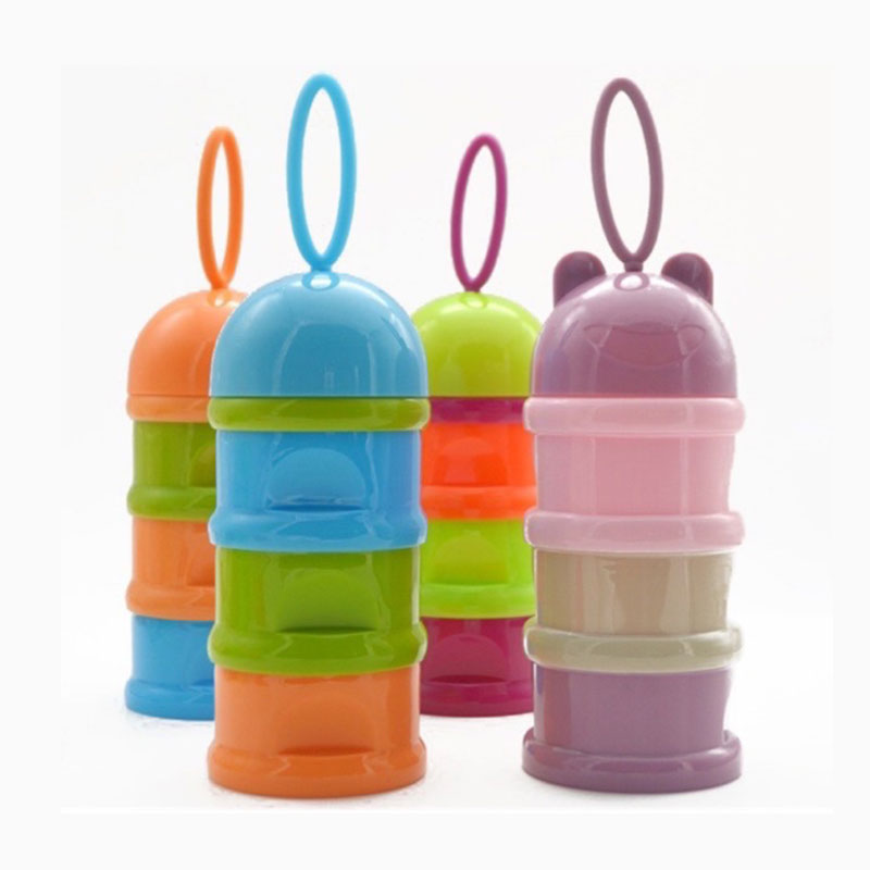 Hộp chia sữa Dolphin 3 tầng có nắp