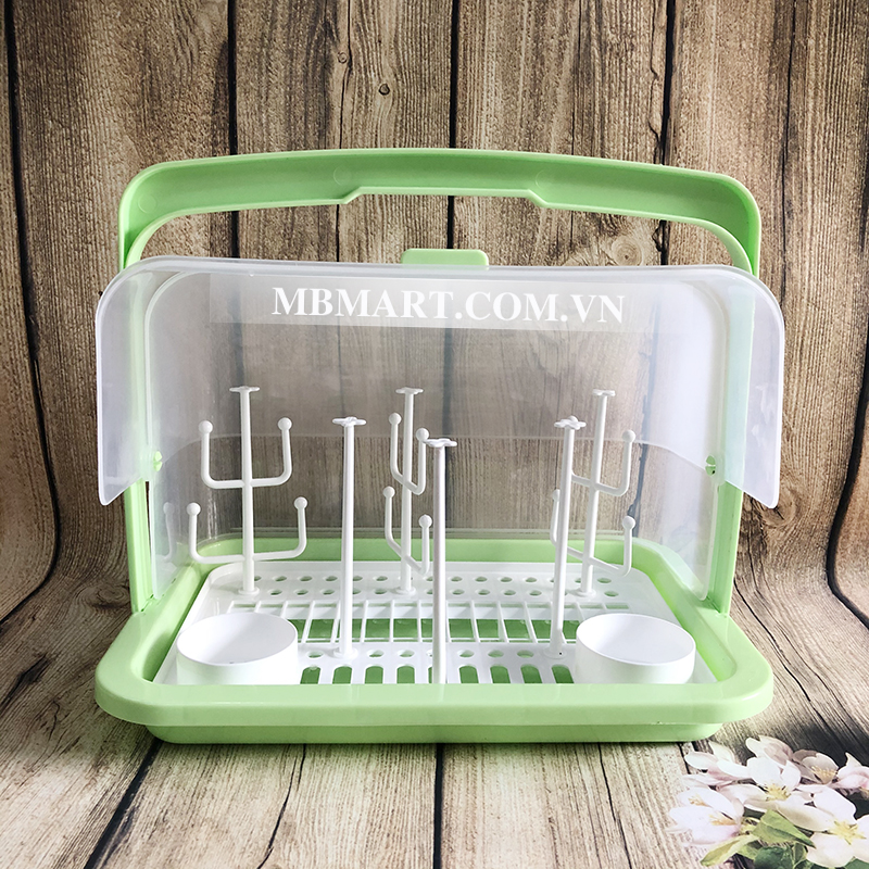 Khay úp bình sữa có nắp đậy Việt Nhật 1361-1