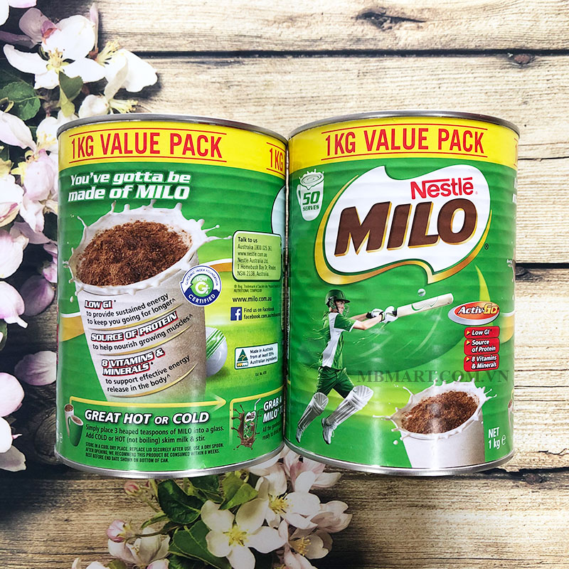 Sữa bột Milo Úc tăng trưởng chiều cao (1kg)