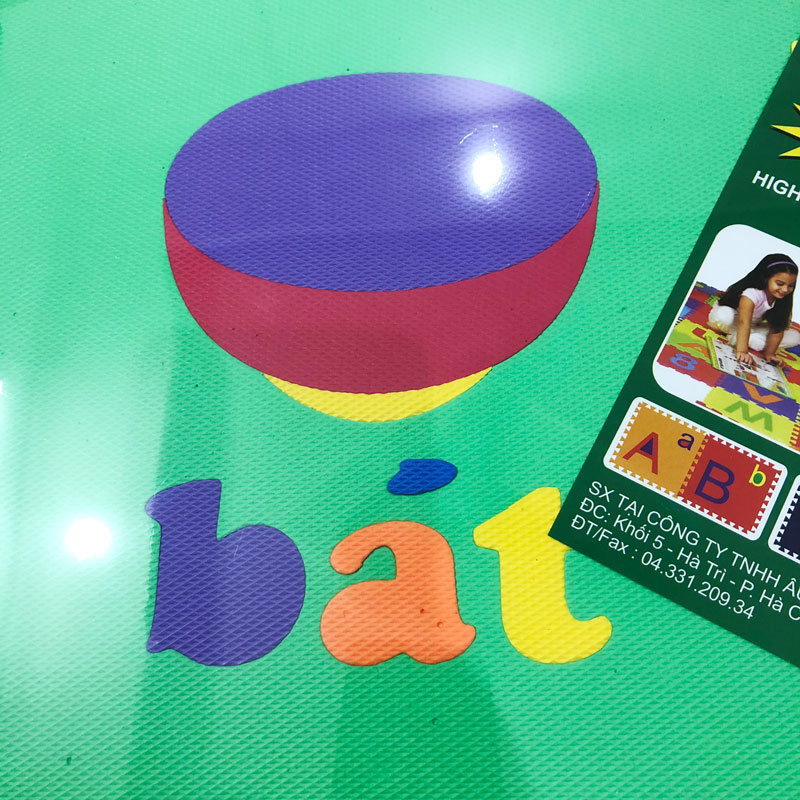 Thảm xốp lót sàn hình dụng cụ nhà bếp (12 miếng) 10 Thảm xốp lót sàn hình dụng cụ nhà bếp (12 miếng)