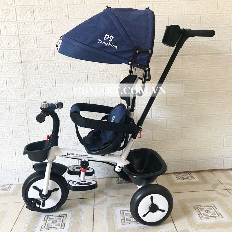 Xe đẩy 3 bánh DS138 có mái che