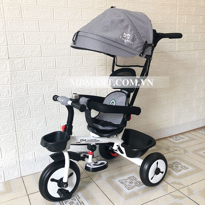 Xe đẩy 3 bánh DS138 có mái che
