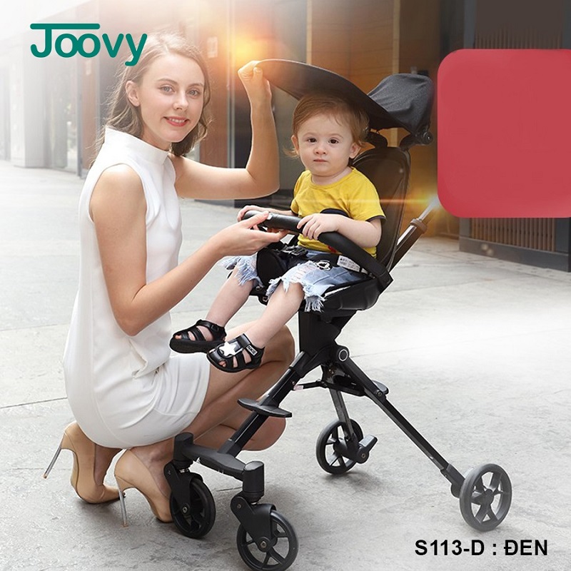 Xe đẩy du lịch gấp gọn 2 chiều cao cấp Joovy Qatta S113