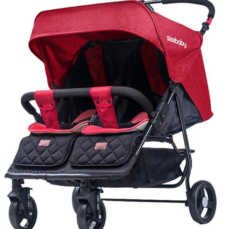 Xe đẩy đôi Seebaby T22