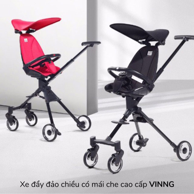 Xe đẩy đảo chiều có mái che cao cấp Vinng