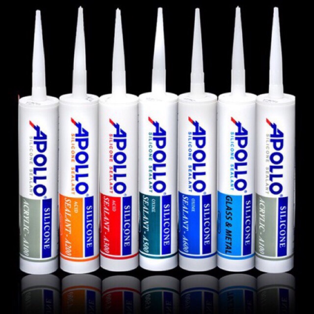 Phân biệt 5 loại keo Apollo Silicone A100, A200, A300, A500, A600