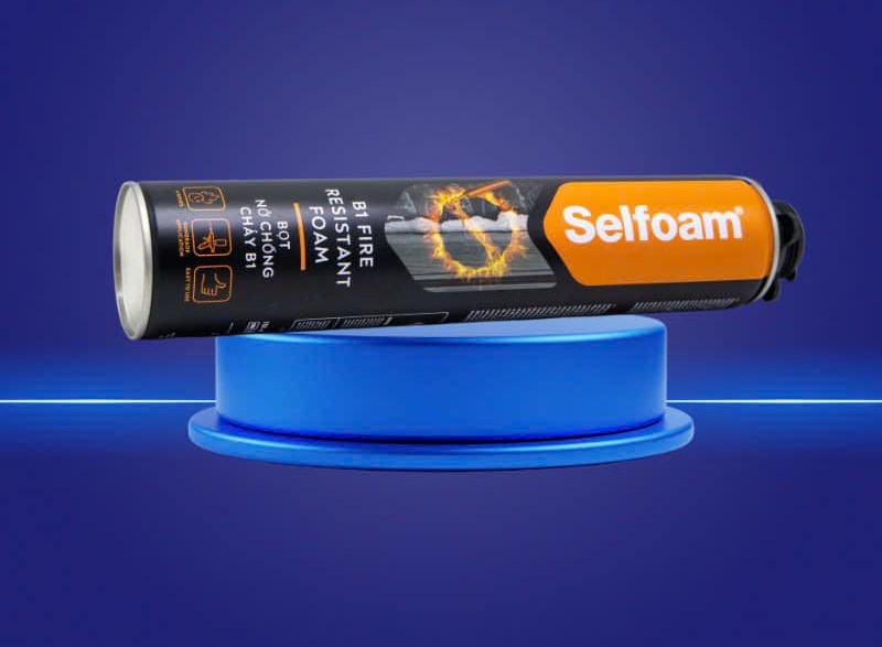 Keo bọt nở chống cháy Selfoam B1 – Giải pháp ngăn cháy lan hiệu quả cho công trình