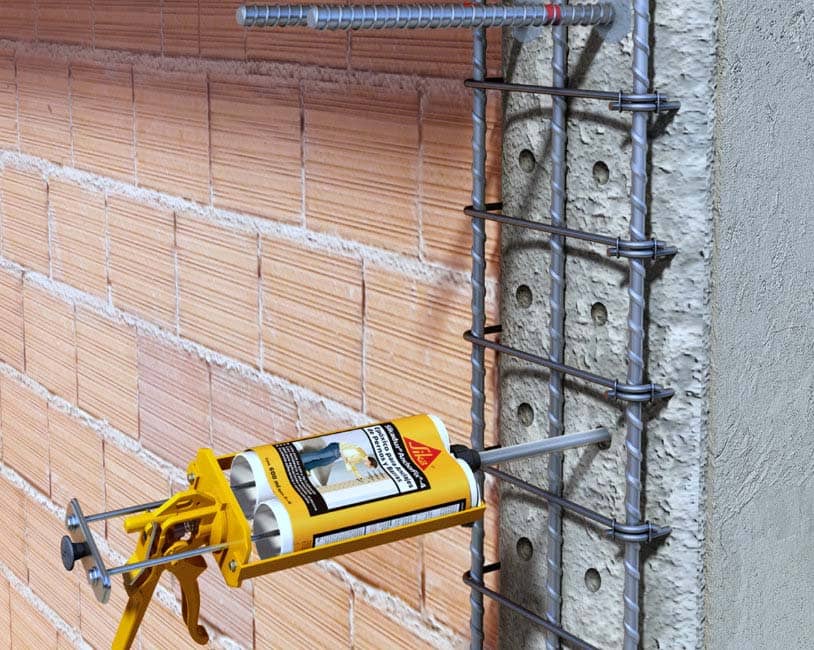 Keo khoan cấy thép là gì ? Đặc điểm và ứng dụng của keo khoan cấy thép trong nghành xây dựng