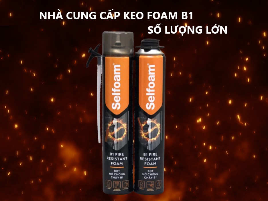 Nhà Cung Cấp Keo Selfoam B1 Số Lượng Lớn 2026 – Báo Giá Sỉ Tốt, Có CO CQ, VAT