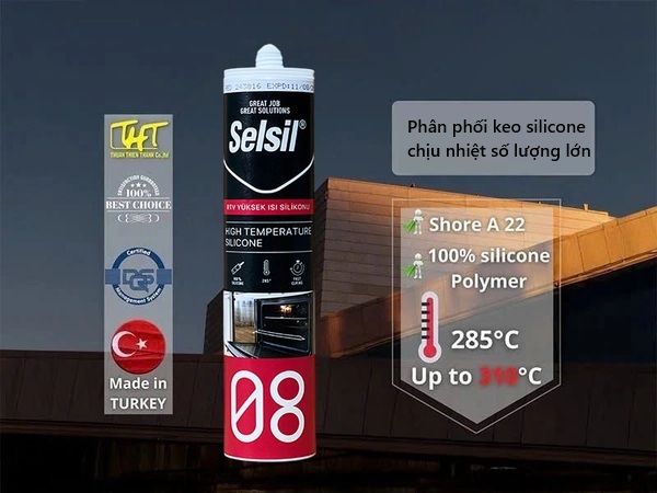 Nhà phân phối keo chịu nhiệt số lượng lớn – Có CO CQ – Chiết khấu giá tốt cho nhà máy, xưởng sản xuất